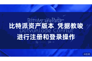 比特派资产版本  凭据教唆进行注册和登录操作