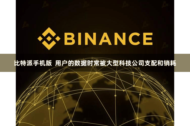 比特派手机版  用户的数据时常被大型科技公司支配和销耗