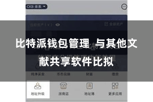 比特派钱包管理  与其他文献共享软件比拟